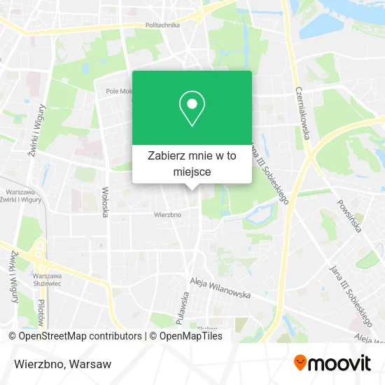 Mapa Wierzbno