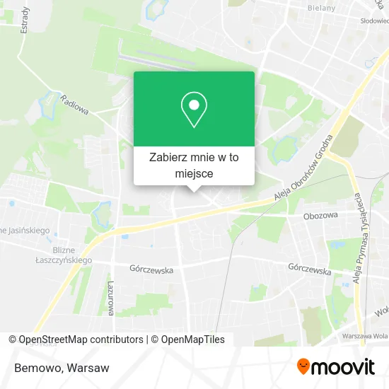 Mapa Bemowo