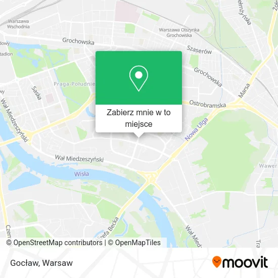 Mapa Gocław