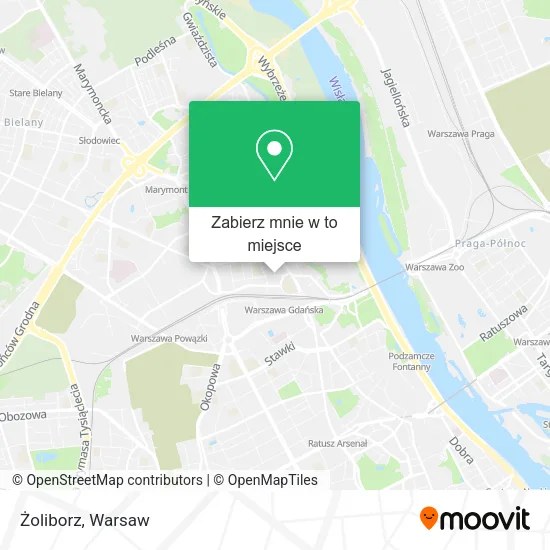Mapa Żoliborz