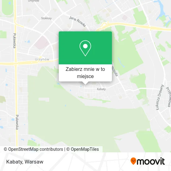 Mapa Kabaty