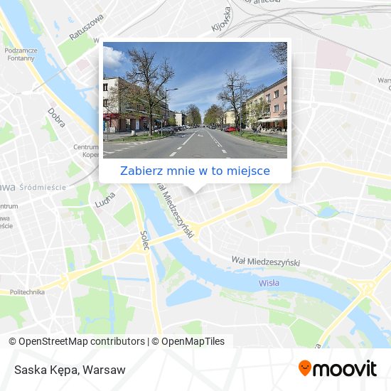 Mapa Saska Kępa