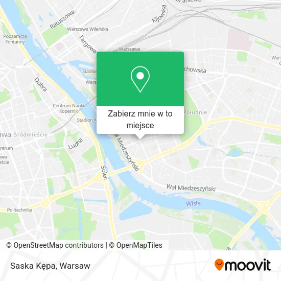 Mapa Saska Kępa