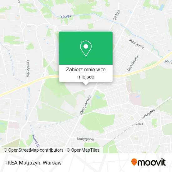 Mapa IKEA Magazyn