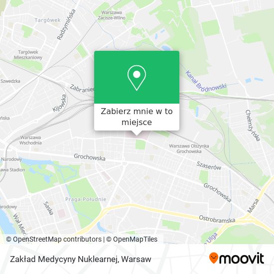 Mapa Zakład Medycyny Nuklearnej