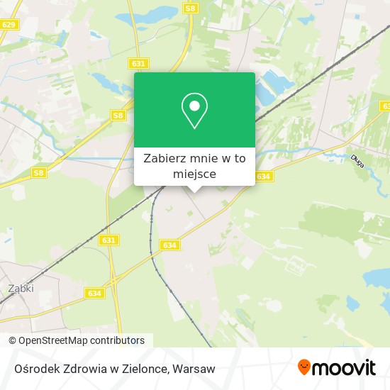 Mapa Ośrodek Zdrowia w Zielonce