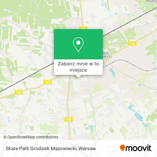 Mapa Skate Park Grodzisk Mazowiecki