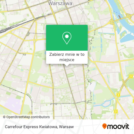 Mapa Carrefour Express Kwiatowa