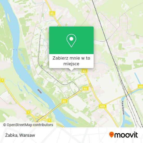 Mapa Żabka