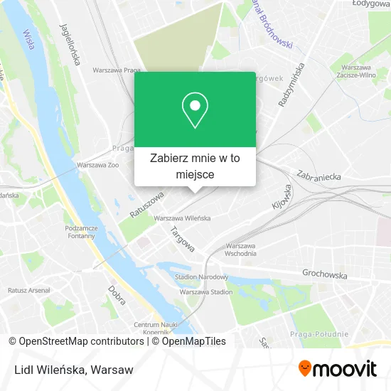 Mapa Lidl Wileńska