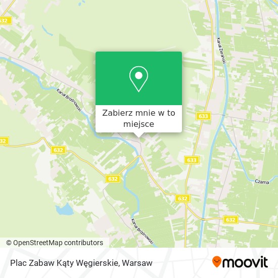 Mapa Plac Zabaw Kąty Węgierskie