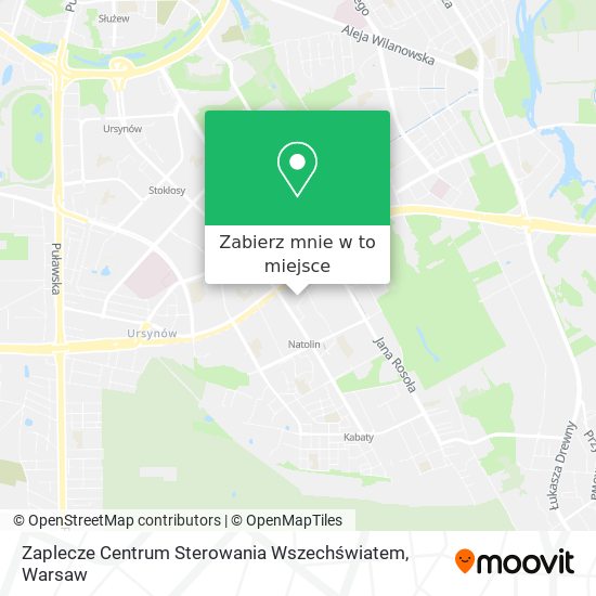 Mapa Zaplecze Centrum Sterowania Wszechświatem