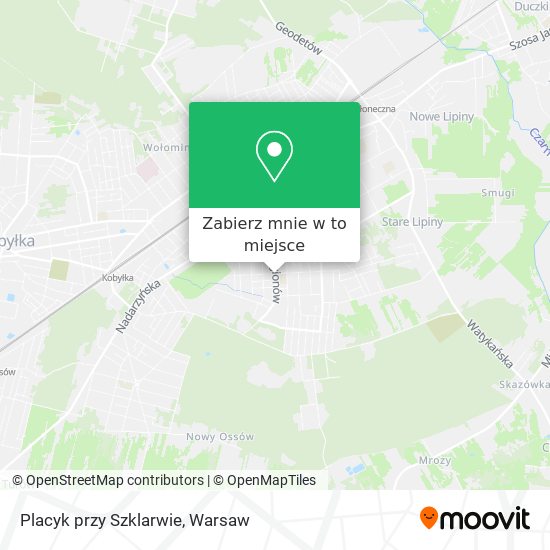 Mapa Placyk przy Szklarwie