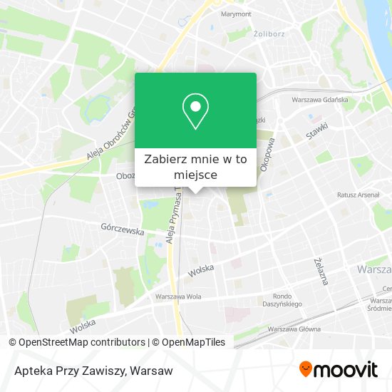 Mapa Apteka Przy Zawiszy