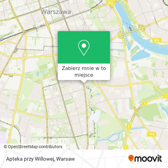 Mapa Apteka przy Willowej