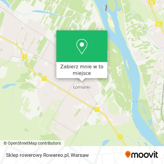 Mapa Sklep rowerowy Rowereo.pl