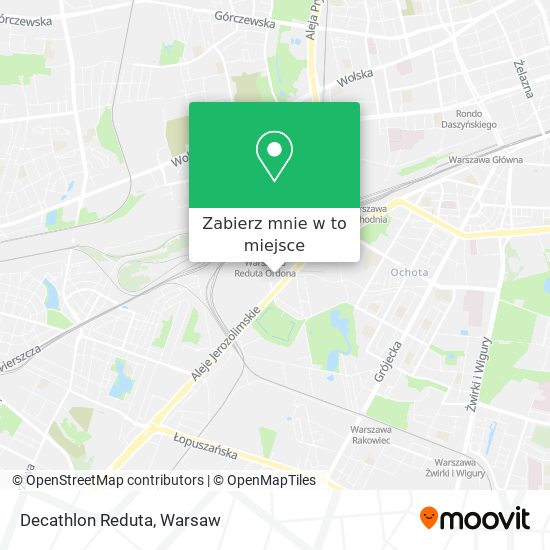 Mapa Decathlon Reduta