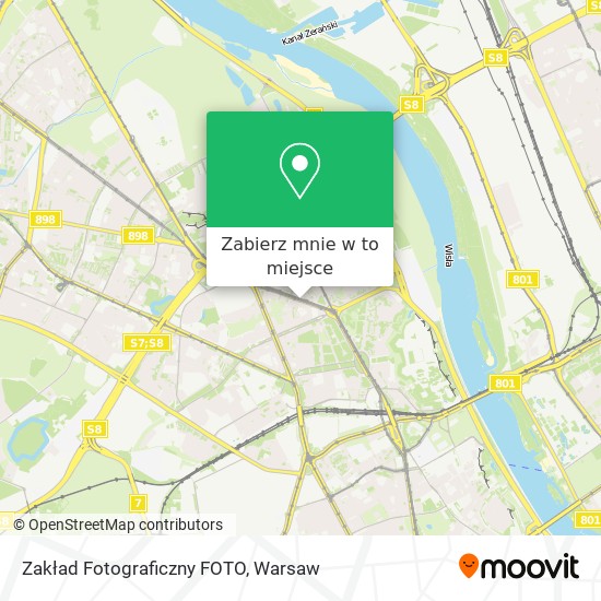 Mapa Zakład Fotograficzny  FOTO