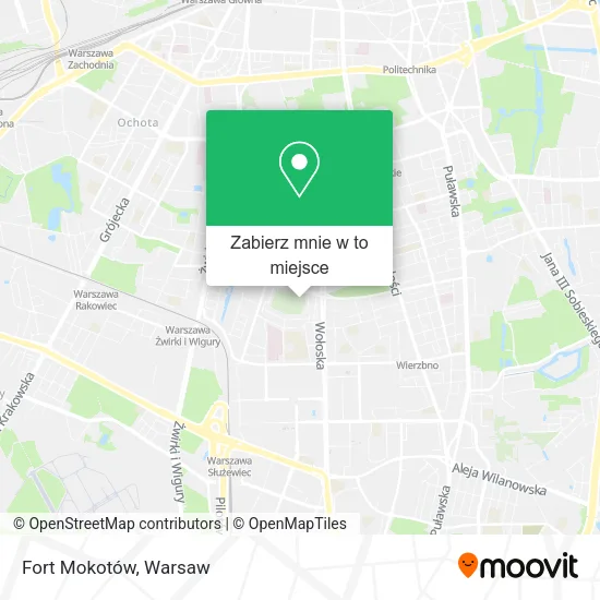 Mapa Fort Mokotów