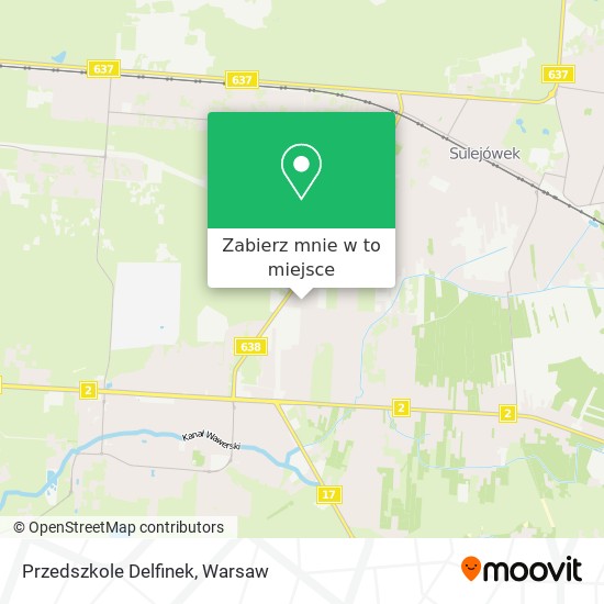 Mapa Przedszkole Delfinek