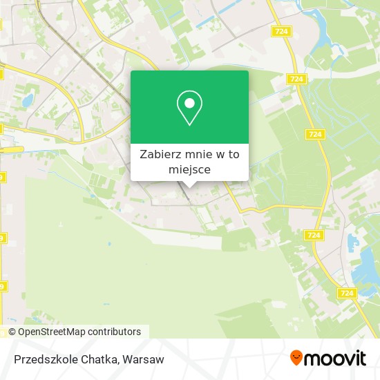 Mapa Przedszkole Chatka