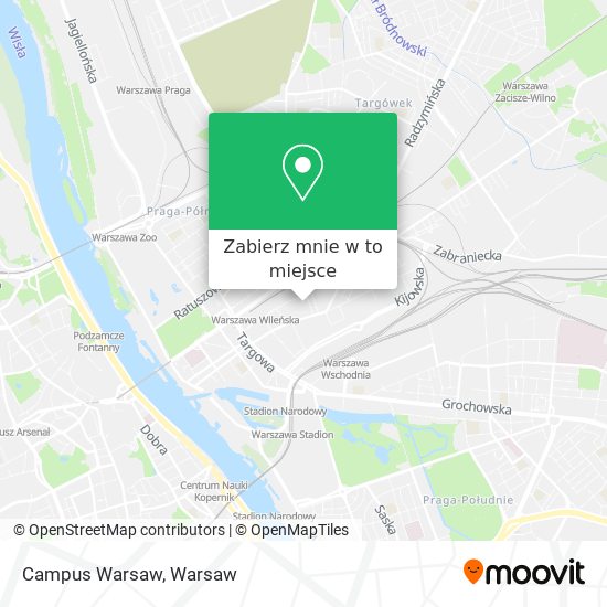 Mapa Campus Warsaw