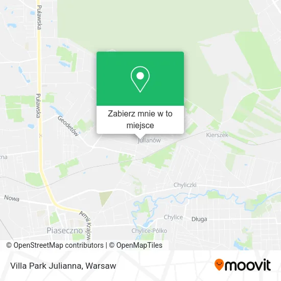 Mapa Villa Park Julianna