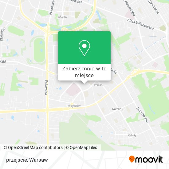 Mapa przejście