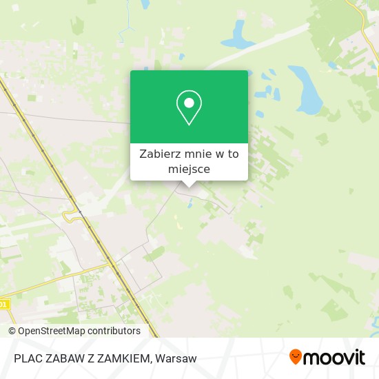 Mapa PLAC ZABAW Z ZAMKIEM