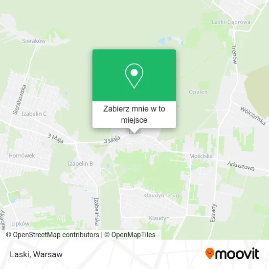 Mapa Laski