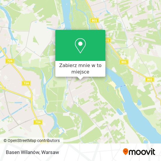 Mapa Basen Wilanów