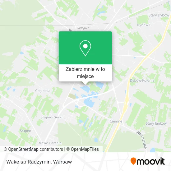 Mapa Wake up Radzymin
