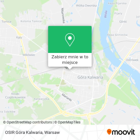 Mapa OSIR Góra Kalwaria