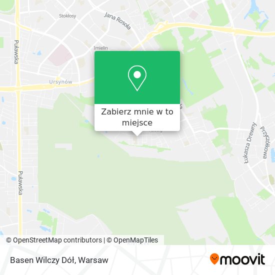 Mapa Basen Wilczy Dół