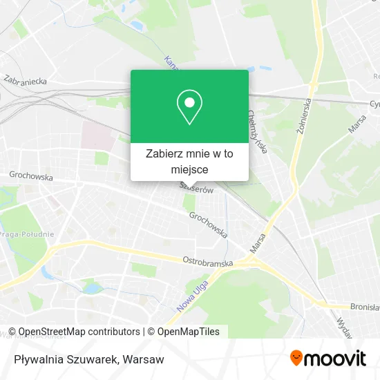 Mapa Pływalnia  Szuwarek