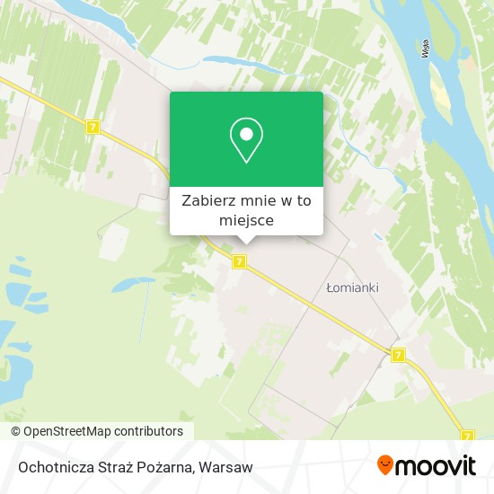 Mapa Ochotnicza Straż Pożarna