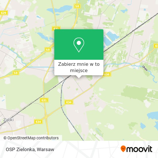 Mapa OSP Zielonka