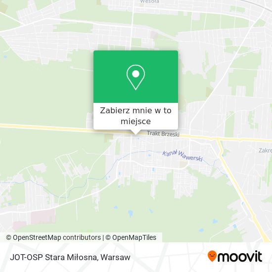 Mapa JOT-OSP Stara Miłosna