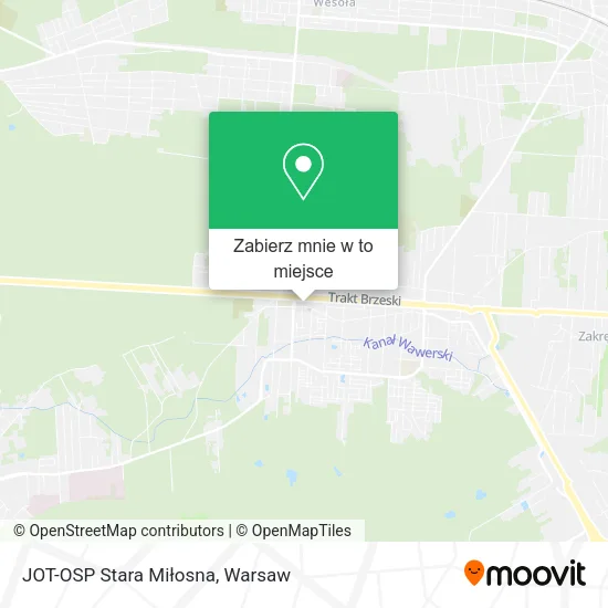 Mapa JOT-OSP Stara Miłosna