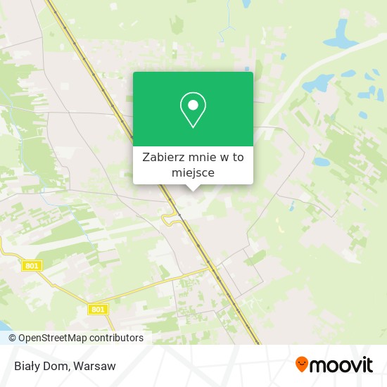 Mapa Biały Dom