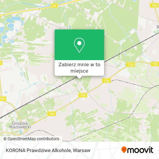 Mapa KORONA Prawdziwe Alkohole