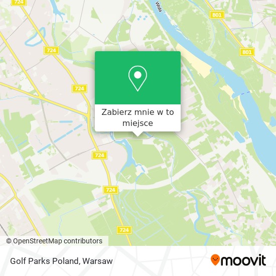 Mapa Golf Parks Poland