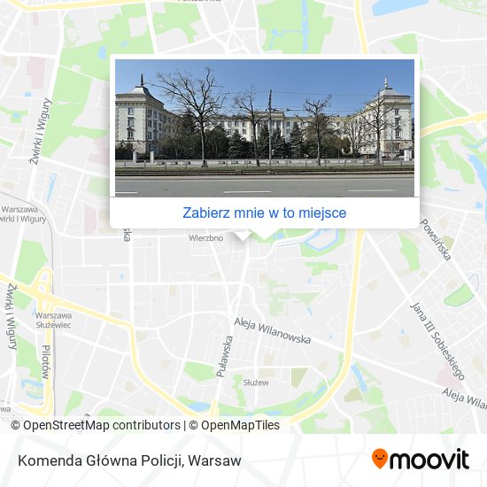 Mapa Komenda Główna Policji