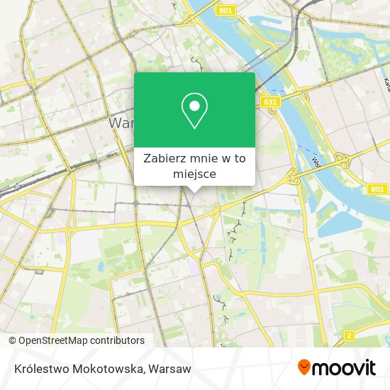 Mapa Królestwo Mokotowska