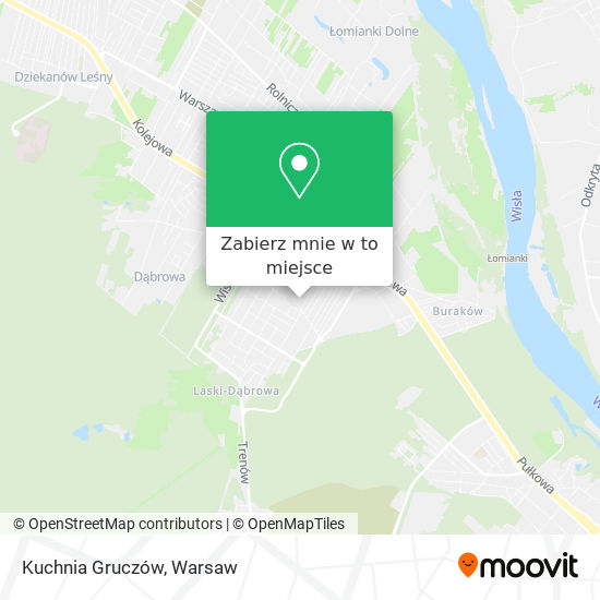 Mapa Kuchnia Gruczów