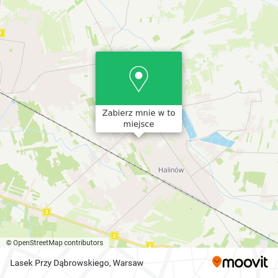 Mapa Lasek Przy Dąbrowskiego