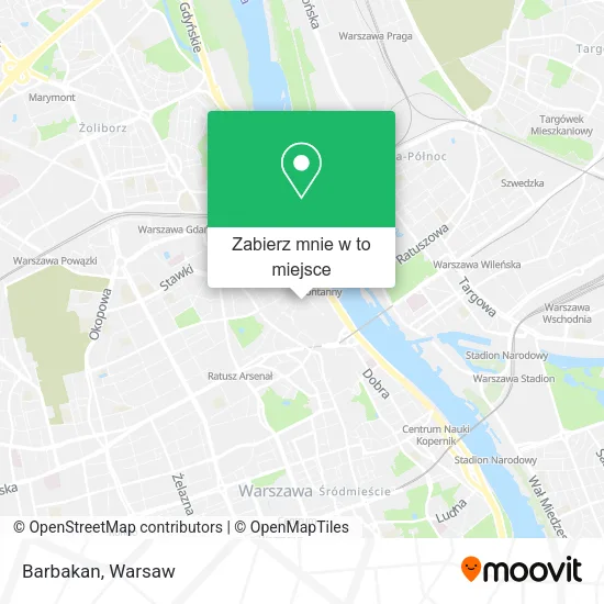 Mapa Barbakan