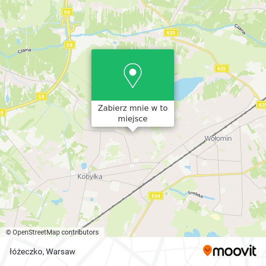 Mapa łóżeczko