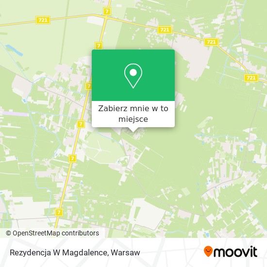 Mapa Rezydencja W Magdalence