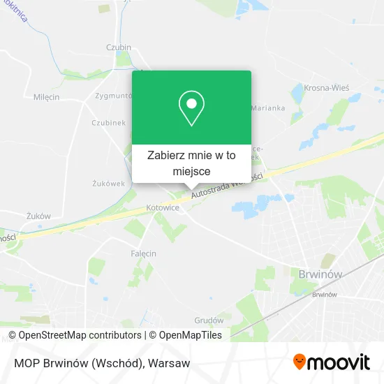 Mapa MOP Brwinów (Wschód)